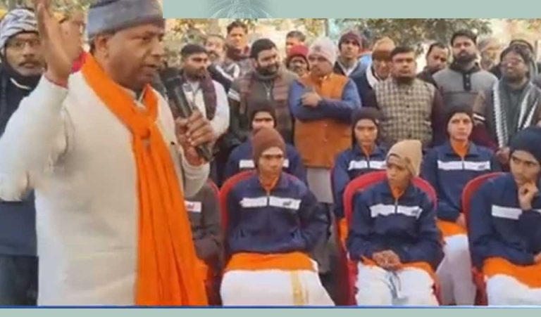 कर्त्तव्य समर्पण समिति द्वारा प्राण प्रतिष्ठा महोत्सव की पूर्व संध्या पर श्री राम चौक उद्घाटन