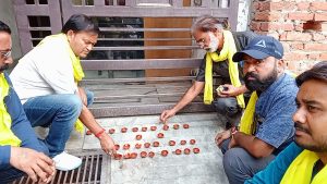भारतीय समाज पार्टी के पदाधिकारियों ने मनाया राजा सुहेलदेव का विजय दिवस