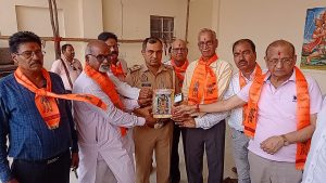 श्री राम कथा मंचन समिति के तत्वाधान में रामलीला भूमि पूजन कर, की प्रेस वार्ता।