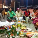 श्री श्री सार्वजनिन दुर्गा पूजा में मां षष्टी का पूजन कर किया शुभारंभ