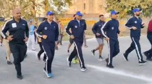 प्रगमन -2025 मैराथन का आयोजन, 6 किमी दौड़े अधिकारी,युवा और कर्मचारी